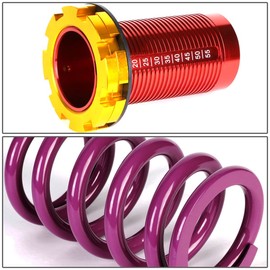 DNA MOTORING - COIL-HC88-T11-PP DNA Motoring COILHC88T11PP Coilover Sleeve Kit [For 88-01 Honda Civic Del Sol CRX Acura Integra] Purple