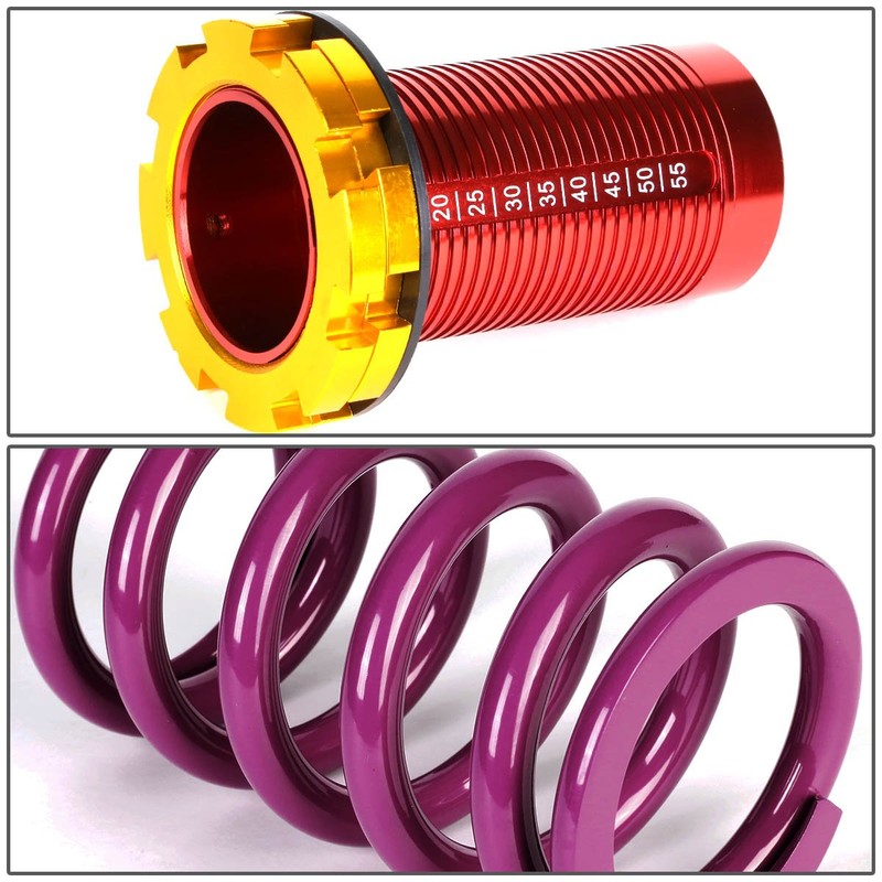 DNA MOTORING - COIL-HC88-T11-PP DNA Motoring COILHC88T11PP Coilover Sleeve Kit