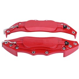 2pcs Car Aluminum Endless Brake Caliper Protector Cover for Models with Original Wheel Hub Size 16 Inches-17Inches(Red) for caliper covers red brake car brembo cover suv aooa