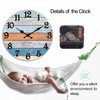 ArtSocket Round Wall Clock Silent Non-Ticking 8", Rustic Coastal