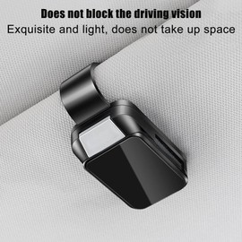 Genérico Solicador de Gafas de Sol para automóvil, Soporte de Gafas de Sol con Visera de automóviles | Soporte de anteojos para Coche,Accesorios de Montura para los anteojos de los automóviles de p