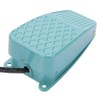 Akozon TFS-2 Foot Pedal Switch, Foot Operation, Anti-Slip, Aluminum, Two-Handed,