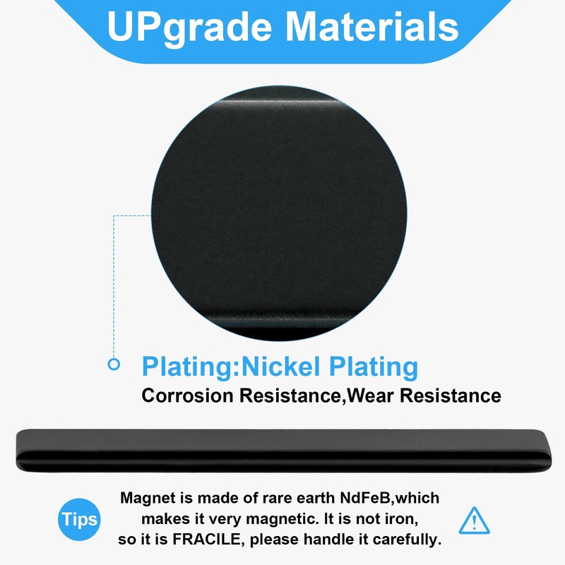 Glass Shower Magnet, 2.5" Shower Door Magnet Replacement Replacement for