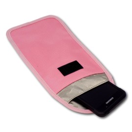 Minder Signal Blocker - Jamming Case/RFID Blocking Pouch for Keyless Entry Car Keys & Mobile Phones - Faraday Bag Protection - Security against Relay Crime (Baby Pink, 170mm x 105mm (Internal))