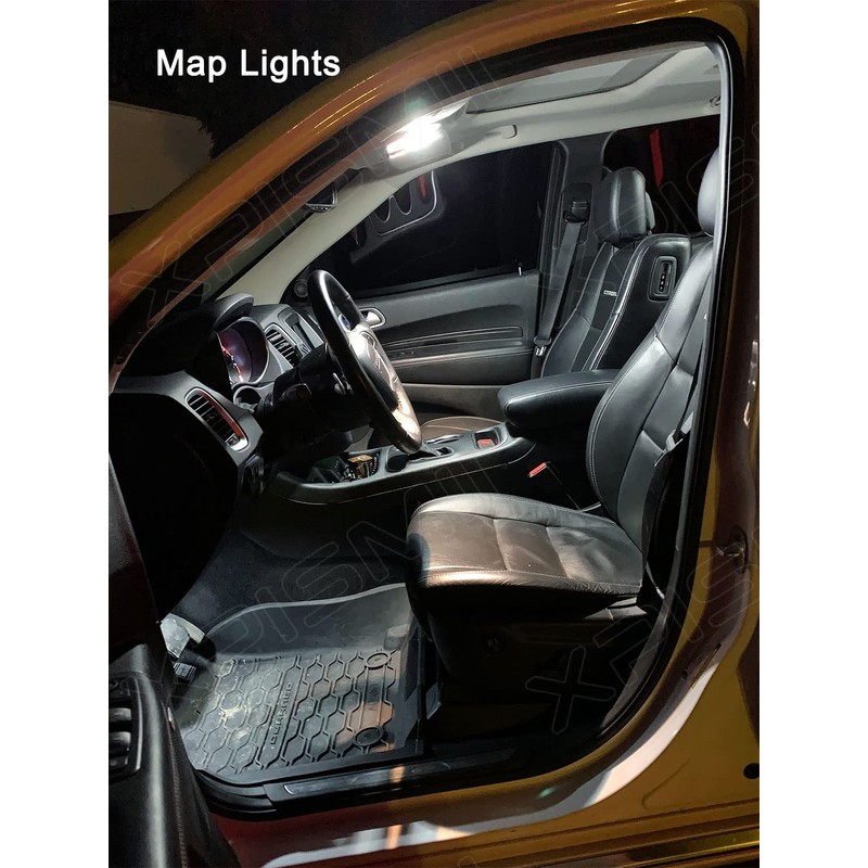 Xpismii 12 Piece 6000K White Explorer Interior LED Lights Kit