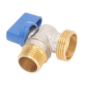 Válvula de Cierre de Agua, Válvula de ángulo de Alta Dureza 1/2 X 3/4 Pulgadas Resistente a la Presión para Baño