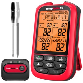 TempSpike 2000FT Wireless Meat Thermometer with 2 Ultra-Thin Wireless Meat Probe, Smart Meat Thermometer Digital Wireless for Rotisserie, Smoker, BBQ, Grill and Kitchen Cooking Thermometer
