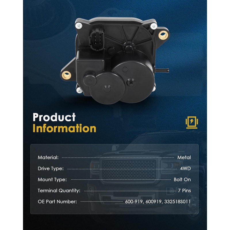 ECCPP Transfer Case Shift Motor Actuator Compatible For Nissan Vehicles