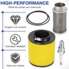 Air Filter Cleaner Body Guide Seal Spark Plug for Honda