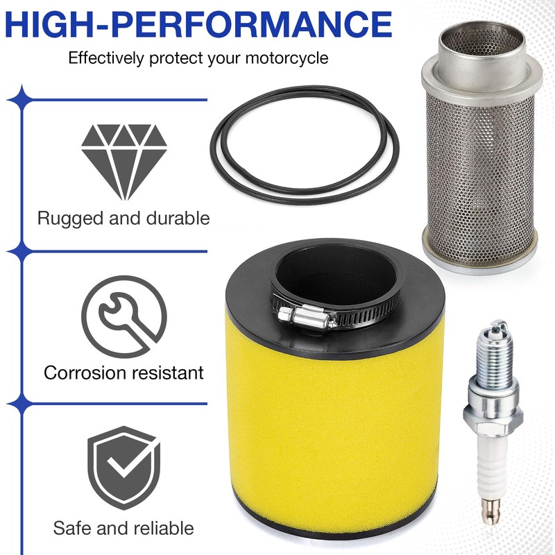 Air Filter Cleaner Body Guide Seal Spark Plug for Honda