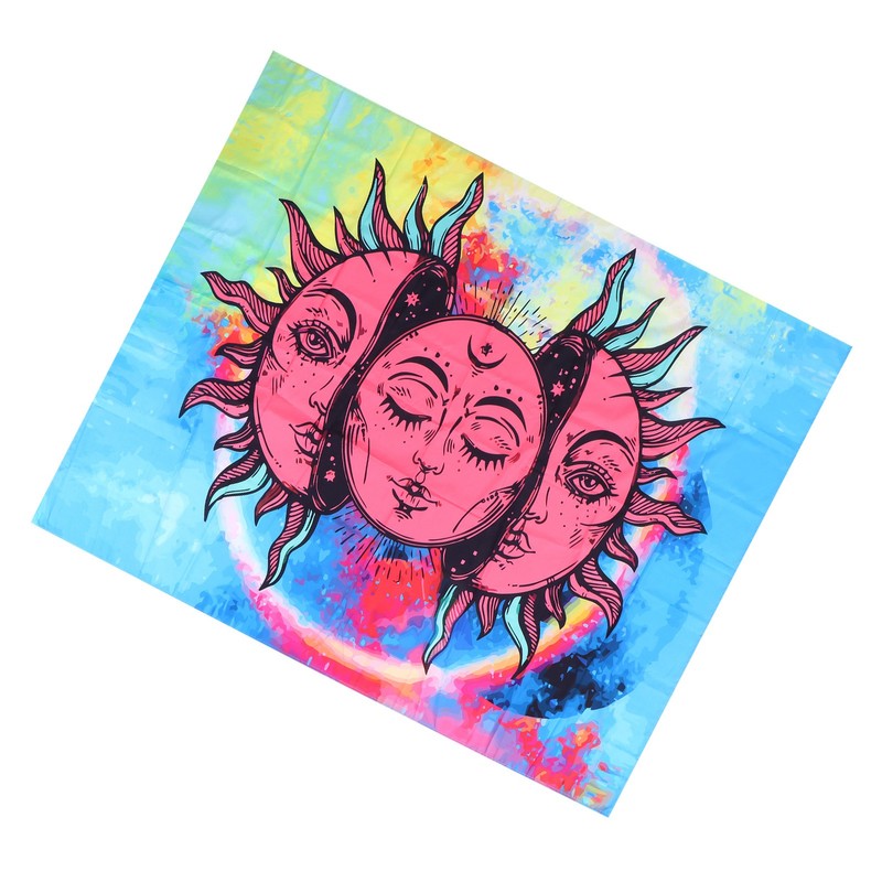 Sun Goddess Pattern Tapestry Wall Hanging for Bedroom Living Room