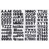 Number Stickers Large Alphabet Waterproof Stickers Letter Stickers Number Stickers
