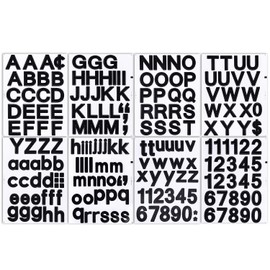 Number Stickers Large Alphabet Waterproof Stickers Letter Stickers Number Stickers Number Labels Navar (3cm Number + 8 Alphabets)