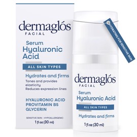 DERMAGLÓS Serum Ácido hialurónico  Para todo tipo de piel, incluso la sensible  Hidrata y reduce las líneas de expresión  Con Provitamina B5 Y...     