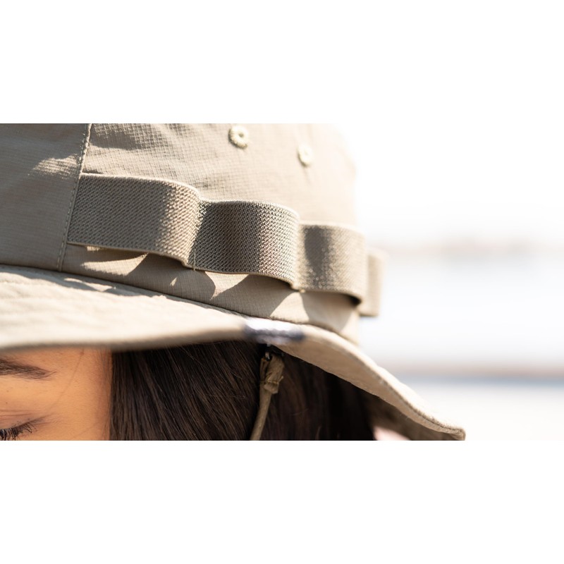 Surf Monkey Safari Hat with Removable Cord Upf50 Waterproof Recycled