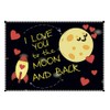 Cleaning Cloth for Glasses I Love You to the Moon