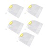 5Pcs Grain Sealed Storage Bag Reusable Transparent Grain Storage Bag