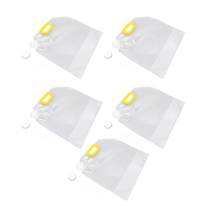 5Pcs Grain Sealed Storage Bag Reusable Transparent Grain Storage Bag