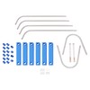 Steel 36 Inch Swimming Pool Ladder Heavy Duty Above Ground