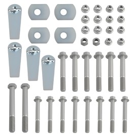 maXpeedingrods Control Arm Bolts Fit for Jeep Wrangler TJ LJ 1997-2006 Front and Rear w/Cam Bolt and Flag Nuts
