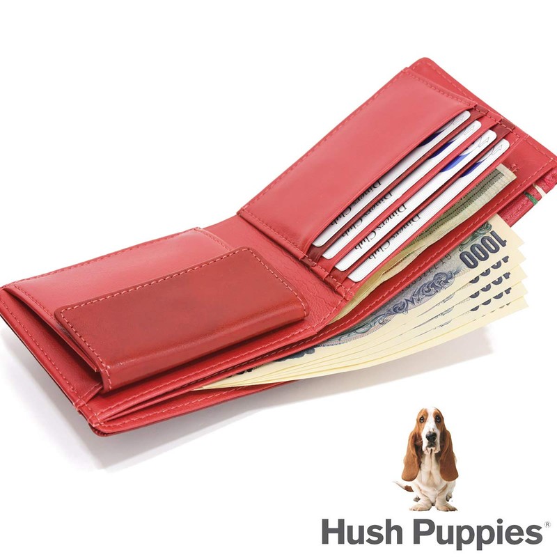 Hush Puppy HP2065 Wallet, Bifold Wallet, Coin Pocket, Lux, Cowhide