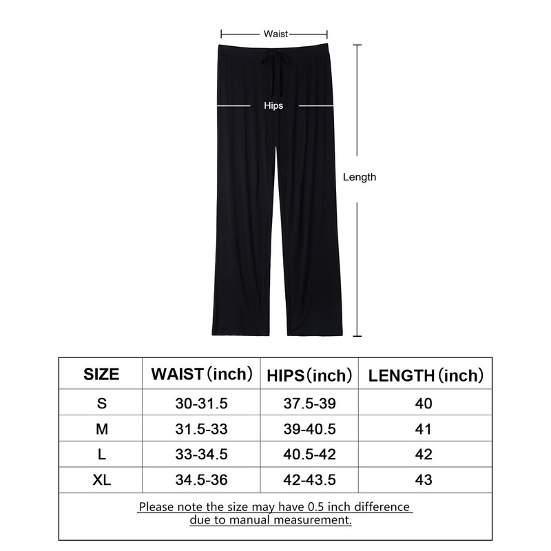Air Curvey Womens Pajama Pants Wide Leg Casual Lounge Pants
