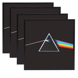 Black 12.5 x 12.5 Frame Vinyl Record Frame, Aluminum Album Frame Made to Display Vinyl Records，Wall Display Album Cover，Minimalist Design, Sturdy LP Record Frame for Wall Hanging,12x12 Frame for LP 4 pack