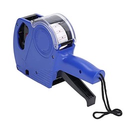 Etiquetadora Manual Pistola Etiquetadora de Precios de 8 Dígitos con Cartucho Herramienta Portátil de Marcado de Precios Aplicador de Etiquetas Máquin