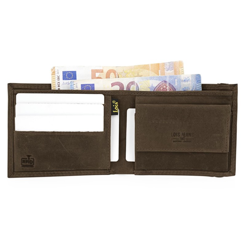 Lois - Men's Leather Wallet - Men's Leather Wallets with