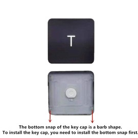 La tapa y las bisagras de repuesto en T son aplicables para MacBook Pro Retina de 13/15 pulgadas Modelo A1706 A1707 A1708 teclado para reemplazar la tapa de la tecla T y la bisagra