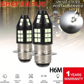 Unbranded For Honda Sportrax TRX400EX 1999-2008 - 2x 6000K White LED Headlights Bulbs Kit