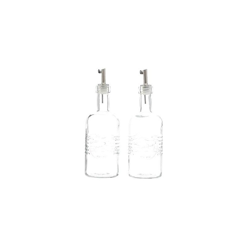 Yexati Juego de aceitera y vinagrera de cocina, 350 ml