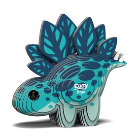 EUGY Yugie Stegosaurus Paper 3D Puzzle - An educational toy that can be enjoyed by elementary school children, boys, girls, and adults