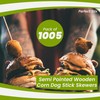 Perfect Stix Wooden Corn Dog Stick Skewers 8.5" x 3/16"