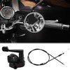 7/8'' 22mm Thumb Throttle Kit with Throttle Cable,Aluminum Motorcycle/Mini Bike