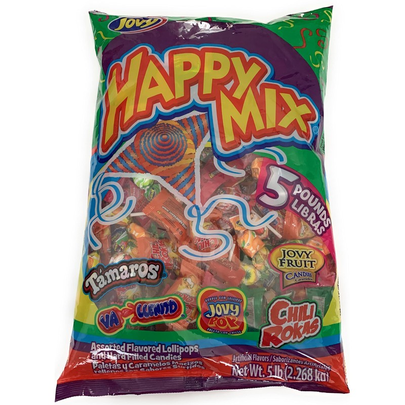 Jovy Happy Mix Assorted Flavored Candies | 5lb Bag |