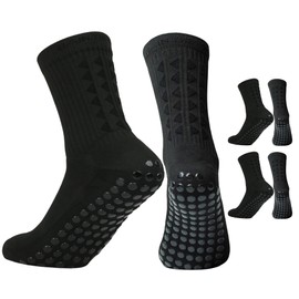 Gain The Edge Football Grip Socks 3.0-1pc, 2pc and 4pc Set - Non Slip Football Socks - Updated Model