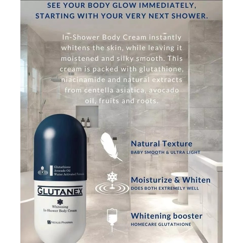 Glutamex Glutanex Whitening In Shower Body Cream, 300ml