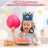 Zocipro Birthday Crown Hats for Kids, Reusable Birthday Baby Crown