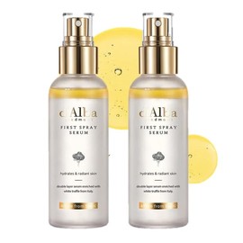 2 PACK - d'Alba Italian White Truffle First Spray Serum, Vegan Skincare, Hydrating Facial Mist with White Truffles, Glow Serum for Radiant Skin, All in One Care - 100ml - Skincare Coreano