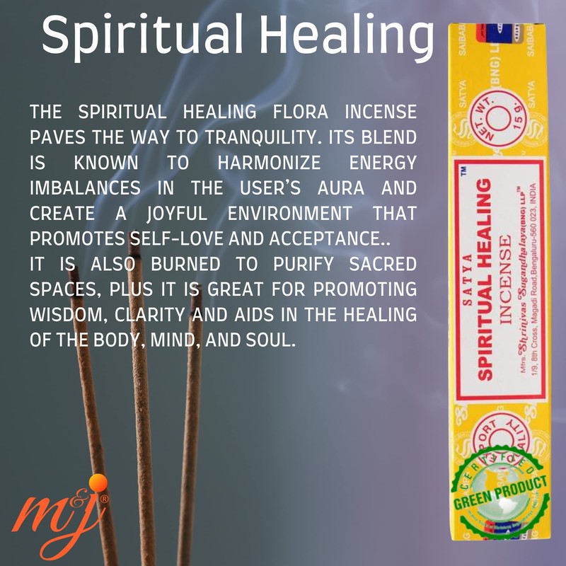 Original Satya Nag Champa Spiritual Healing Incense Sticks | with