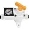KegLand 6.35 mm Duotight In-Line Regulator | Built-In Pressure Gauge