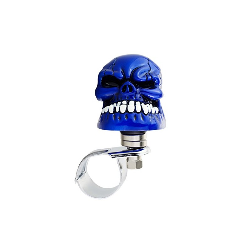Mavota Blue Skull Steering Wheel Spinner Knob Power Handle for