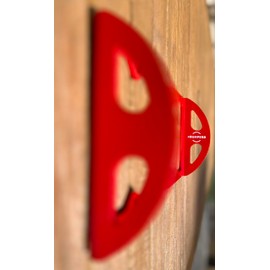 4Bumpers Duo - The Best Solid Steel License Plate Frame Bumper Protector (Patriotic RED—Limited Edition)