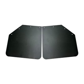 BST BSSP 2pcs New Universal Angled Mud Flap for Semi-Truck w/24 Wide Mudflap Weights Splash Guard Mudflap 24 * 24" Black Semi Truck Tractors Trailer Mudguards,Heavy Duty Polymer