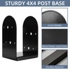 Rasugarlary 4"x 4" Post Base, 2Pcs Post Anchor Base (Internal
