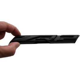 1x Grille ZR2 Emblem Badge Letter ZR2 Grill Compatible with Silverado Colorado 84240080 OEM (All Black)