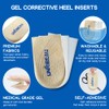 Unribeau 3 Layers Adjustable Supination & Pronation Correction Heel Insoles,Self-Adhesive