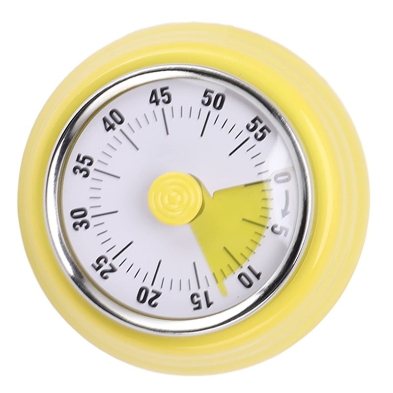 Home Timer, Extensive Use Visual Timer for Kitchen (Pale Yellow)