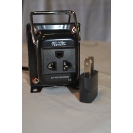 Starlite 500 Watt Step Up/Down Voltage Converter Transformer WTG-500, 5 Year Warranty, Fuse Protection - Two Way Transformer - 110 to 220 V or 220 to 110 V 110/120/220/240V